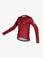 Classic Jersey Long Sleeve Women Mountain Maroon